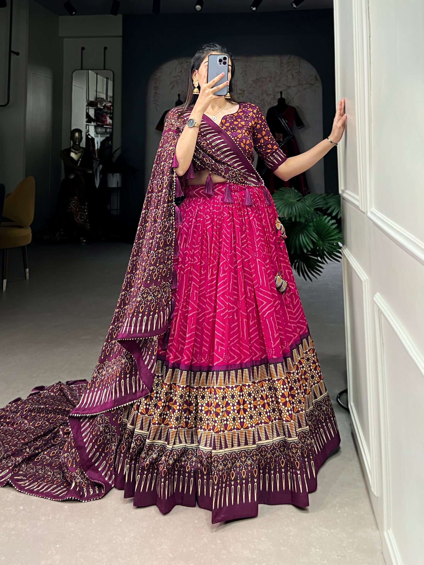 elegant lehenga choli set for women