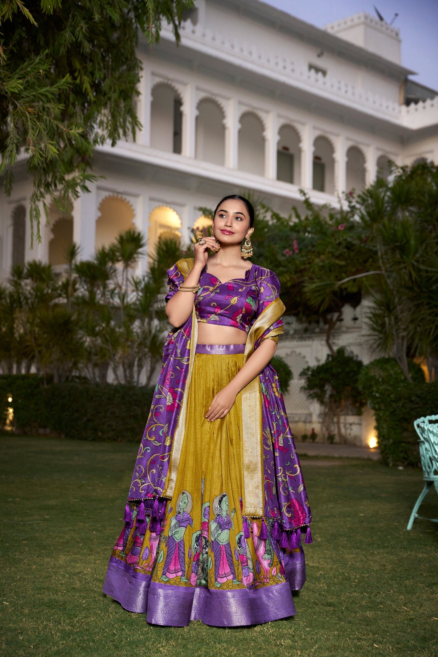 modern lehenga design for festive styling